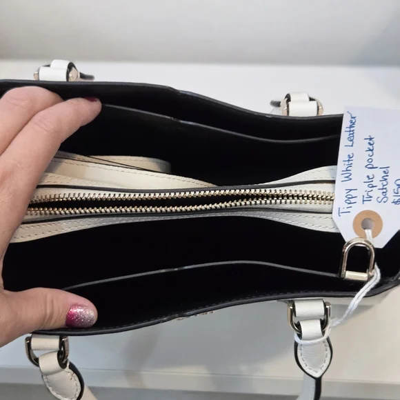 Kate Spade Tippy White Satchel - Picture 3 of 4